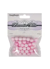 Декоративный наполнитель Розовый (SCB26001001) (d=1см) (упаковка)