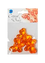Бусины Кристальная игра Бабочки оранжевые (CRP156) (3шт) (упаковка)