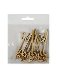 Набор канапе Самолет 2 (152255-C) (10шт.) (дерево) (упаковка)