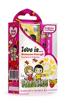 Набор Love is Бальзам для губ Клубника-банан+карамель (ПВХ бокс) (12х6,5) (Гк-134/12)
