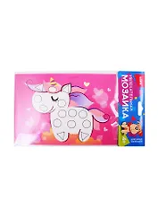 Км-001 Увлекательная мозаика Единорог (4+) (набор для творч.) (упаковка) (LORI)