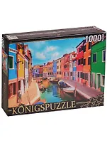 Пазл 1000 Konigspuzzle Италия Остров Бурано (ГИК1000-8224) (685х485мм) (3+) (коробка) (Konigspuzz