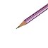 Карандаш ч/гр "Sparkle" B, трехгранный, фиолетовый металлик, заточен., Faber-Castell - 2