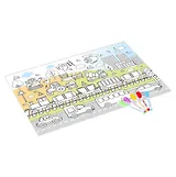 Многоразовая раскраска «Веселые гонки»