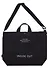 Сумка-шоппер с кнопкой Inside out (черная) (текстиль) (40х38) (12-11525-202411-BB3) - 1