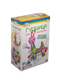Набор д/творчества Чудо-Творчество FABric animals Сшей игрушку "Гусеница" арт. 00777
