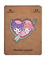 Пазл  фигурный 64 дет. Sanrio Best friends (8+) (дерев. коробка)