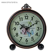 Будильник Бабочки и розы (16х13,5) (1136747)