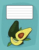 Тетрадь Авокадо (клетка)