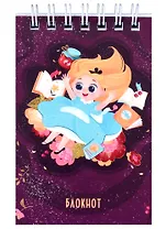 Блокнот А7 60л кл. "Загадай желание!" гребень, мел.картон, твин-лак, ассорти