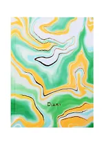 Ежедневник недат. А6 112л Переливы цвета 7БЦ, мат.лам, тисн.золотой фольгой, офсет