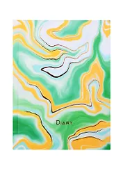 Ежедневник недат. А6 112л Переливы цвета 7БЦ, мат.лам, тисн.золотой фольгой, офсет