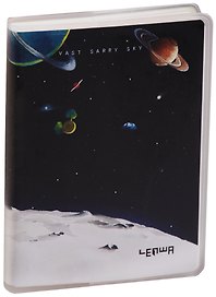 Записная книжка А7 80 листов клетка "Space adventure"