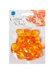 Набор бусин Кристальная игра Камешки оранжевые (CRP147) (упаковка)