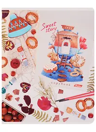 Тетрадь общая «Sweet Story», 48 листов в клетку, А5, в ассортименте - Hatber