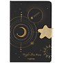 Блокнот с фигурной магнитной застежкой-звездочкой Stars (золото)