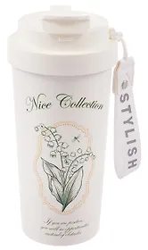 Термостакан с подвеской Star Flower Sea (пластик/керамика) (550мл)