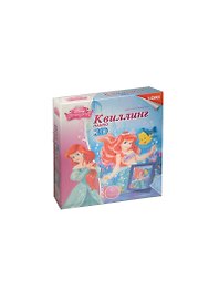 Квд-004 Квиллинг Панно 3D Русалочка (+рамка) (LORI) (набор д/творч.) (8+)