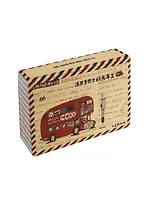 Блокнот Автобус красный №11 (003268) (10х5,8) (Карамба)