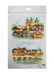 Рисовая карта для декупажа "Пейзаж №2" 21*29см