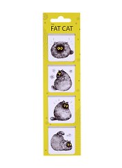 Магнитные закладки «Fat cat», 4 штуки