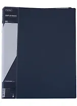 Папка 30ф А4 "STANDARD" пластик 0,6мм, серая  