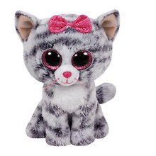 Мягкая игрушка Beanie Boos Котенок Kiki 15см