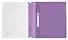 Папка-скоросшиватель А5 пластик, фиолетовая, СТАММ - 1