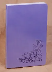 Бизнес-блокнот А5 128л кл. "VIVELLA" сиреневый, лайт, интегр.переплет, Hatber