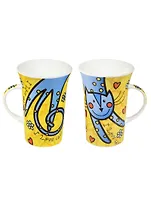 Кружка Кошка яркая мозаика (400мл) (356-152)