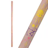 Бумага упаковочная 70*100см "Созвездия на крафте" крафт, инд.уп.