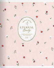 Тетрадь 48л кл. "Posy", розовый, карт.обл., микротекстурирование, ламинация, тиснение золотой фольгой, скрепка
