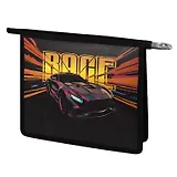 Папка для тетрадей А5 "КОСМИЧЕСКАЯ МАШИНА" 23,5*19*5см картон/пластик, молния