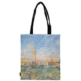 Сумка-шоппер "Пьер Огюст Ренуар. Дворец Дожей в Венеции", 40 х 32 см