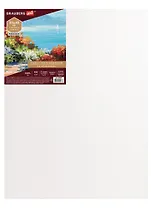 Холст на подрамнике 30*40см грунтованный, 100% лен, среднее зерно, BRAUBERG ART PREMIERE