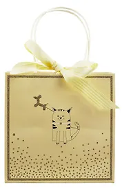 Пакет А5 23*18*10 "Котик с шариком" дет., бум.мат.ламинат