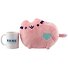 Котик Pusheen с сердечком розовый (средний) (4060002) - 2