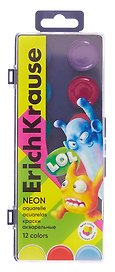 Акварельные краски «Jolly Friends Neon» 12 цветов, Erich Krause