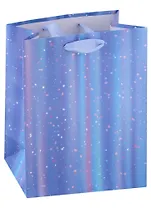 Пакет А5 23*18*10 "Rainy dots" нейтр., бум.мат.ламинат 