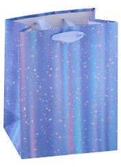 Пакет А5 23*18*10 "Rainy dots" нейтр., бум.мат.ламинат 