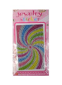 Набор д/творчества Стразы литые для телефона на картонке Jewelry sticker (1461-1/16) (цветное солнышко)