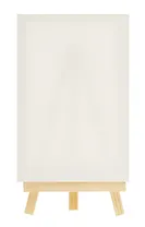 Холст на мольберте 18*12см, белый, в инд.уп. 