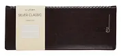 Планинг дат. 2025г. 56л "Silver classic" коричневый, 7Б, тв.переплет, настольный, иск.кожа, термотиснение, тисн.фольгой, евроспираль, офсет, инд.уп