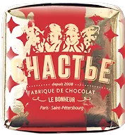 Конфета пралине СЧАСТЬЕ, со специями Гарам масала, в молочном шоколаде, 50г