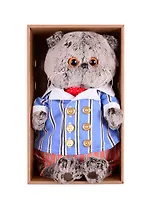 Игрушка мягкая Budi Basa, Басик в полосатом костюме (22 см) (Ks22-155)