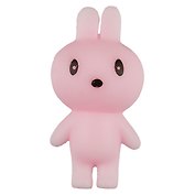 Игрушка-антистресс Зайка на спинке (силикон) (6х4х4)