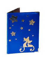Обложка для паспорта Кошки и звезды (491596)
