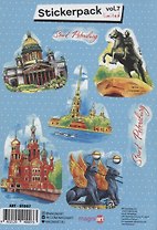 Набор стикеров "Акварельный Петербург"