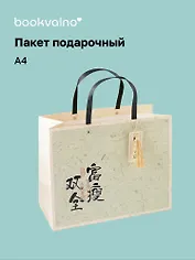 Пакет А4 25.5*32*15 " Иероглифы" горизонт.,  нейтр., бум.мат.ламинат