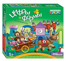 Игра Step puzzle Развивающая игра Цифры и формы (Умные кубики) 87405